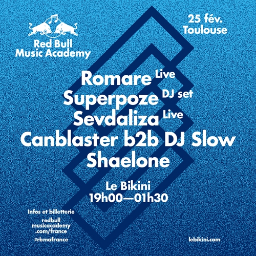 [Terminé] Red Bull Music Academy @ Le Bikini – 25.02.2016