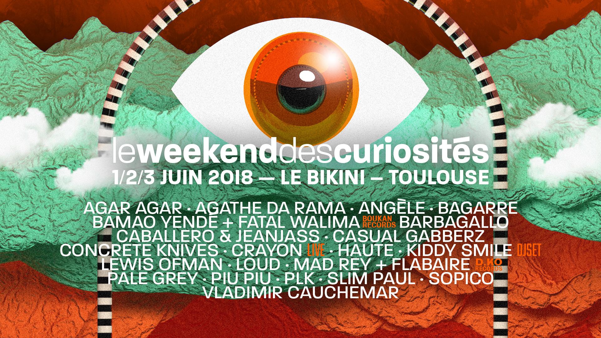 [TERMINÉ] Le Weekend Des Curiosités – Le Bikini Toulouse –  du 1er au 3 juin 2018