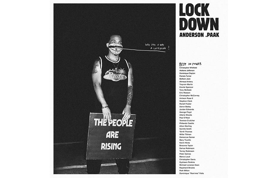 Anderson .Paak proteste dans « Lockdown »