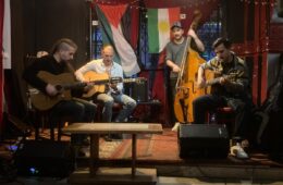 Photo du concert de jazz manouche à la Maison Blanche - Toulouse