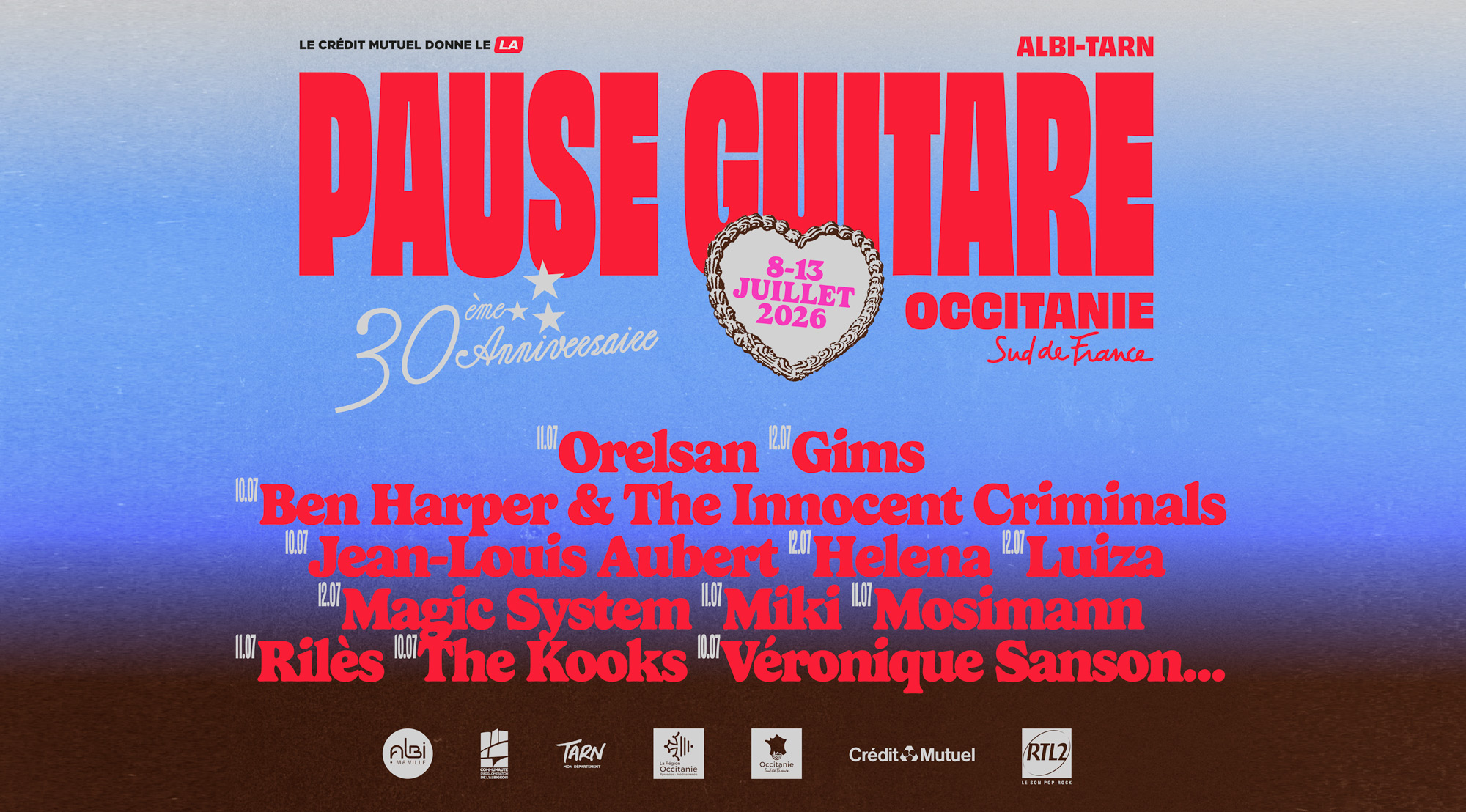 Pause Guitare fête ses 30 bougies en 2026 !